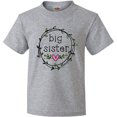 thumbnail image 3 of Inktastic Big Sister Leaves, Circle, Heart Youth T-Shirt, 3 of 5