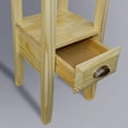 thumbnail image 3 of Casual Home 2-Tier Tall Side Table with Drawer - Natural, 3 of 12
