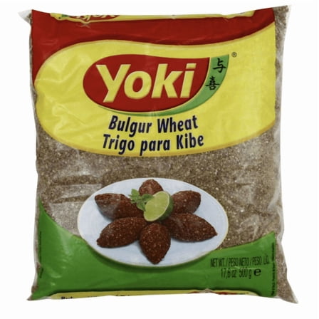 Yoki Bulgur Wheat for Kibbeh 17.6 oz | Pack of 3 | Trigo para Kibe
