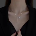 thumbnail image 1 of Sensación emocional sensible decoloración amor colgante collar de acero inoxidable con cuentas collar de cadena regalo joyería nueva moda Dengxun unisex, 1 of 2