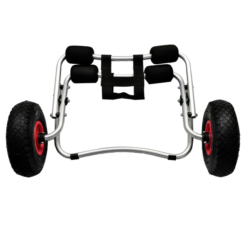 vidaXL Kayak Cart Kayak Trailer Canoe Rack Trolley Kayak Carrier Aluminum