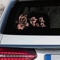 thumbnail image 1 of HSHDLDF 5Pcs Butterfly Car Decal Set, Waterproof Vinyl Butterflies Sticker for Cars Women Girl Car Stickers Beautiful Reflective Bumper Window Laptop Decals (Gloss Rose Gold), 1 of 6