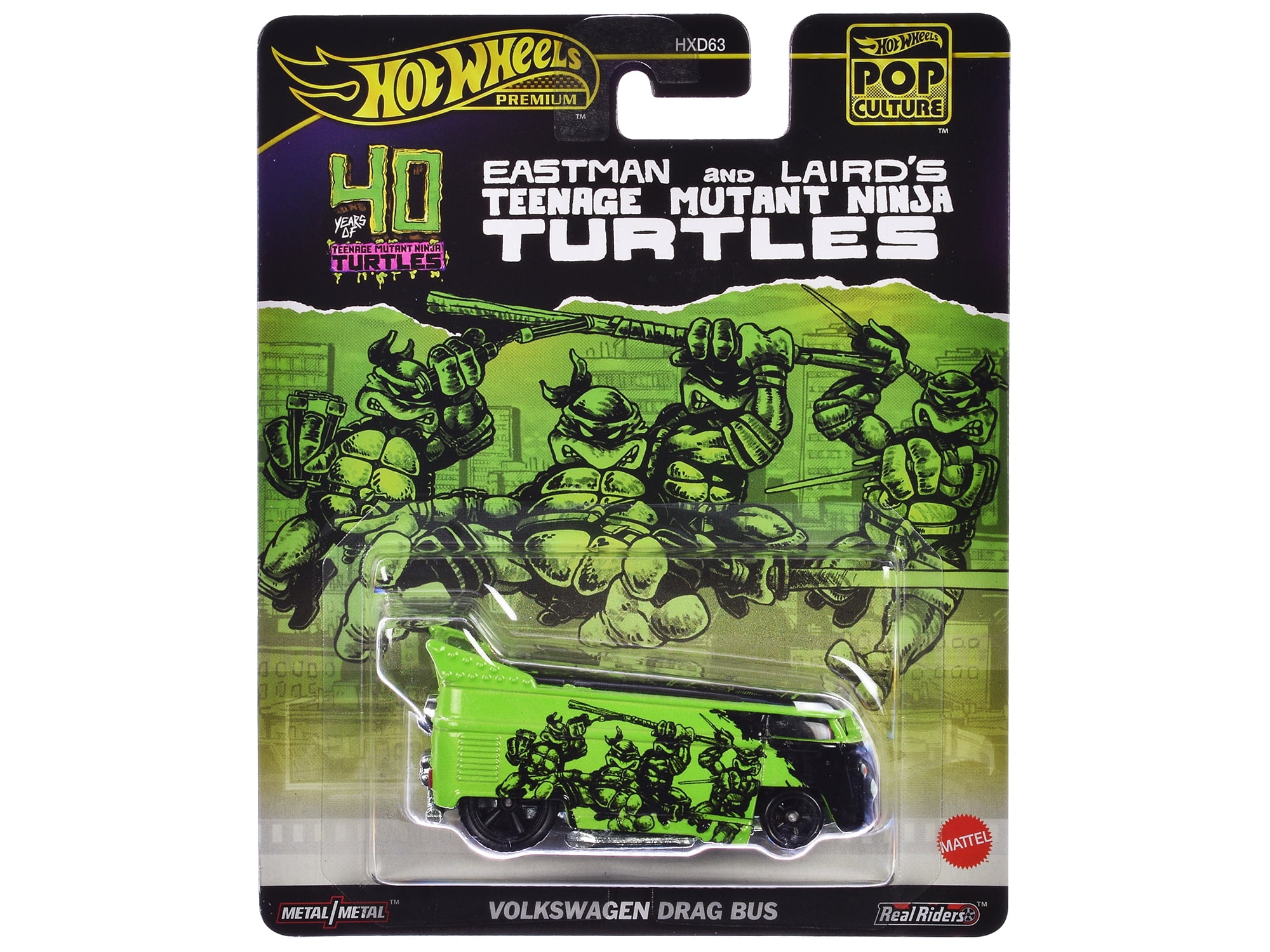 "Pop Culture 2024" 5 piece Set D "Premium Series" Diecast Model Cars by Hot Wheels