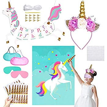 Unicorn Birthday Party Supplies For Girls Unicorn Headband And