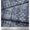 thumbnail image 2 of Soimoi Silk Fabric Aztec Southwestern Print Fabric by the Yard 42 Inch Wide, 2 of 3