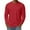 Red, variant on Men's Basic Round Neck Long Sleeve Bottoming Shirt Top for Layering and Everyday Wear - Simple and Versatile Men's Base Layer,Army Green,L