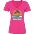 thumbnail image 3 of Inktastic Punta Cana Family Vacation Matching Women's V-Neck T-Shirt, 3 of 5