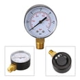 thumbnail image 4 of Manomètre Basse Pression pour Carburant Air Hydraulique 50mm 0/15 PSI 0/1 Bar 1/4 BSPT, Performance Durable, 4 of 6