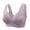 Purple, variant on XMMSWDLA Everyday Sleep Bras - Nature Cotton Soft Cup Wireless Front Snap Close Bras Of Women Gym Bras for Women Workout Bras for Women No Underwire