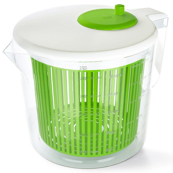 Enfriador de ensaladas para cocina, pequeño, con taza medidora