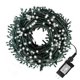thumbnail image 3 of Guirnalda de luces LED navideñas para exteriores, 10 m, 50 m, 100 m, con cable verde, con enchufe, para árbol de Navidad, decoración de bodas y fiestas, 3 of 5