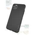 thumbnail image 4 of Smartish iPhone 11 Pro Max Slim Case - Gripmunk [Lightweight + Protective] Thin Cover (Silk) - Black Tie Affair, 4 of 7