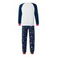 thumbnail image 4 of Pijama navideño familiar con estampado de árbol, cuello redondo clásico a juego, estilo casual, ropa de vacaciones., 4 of 10