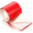 thumbnail image 3 of Cinta reflectante, 2 piezas. Cinta autoadhesiva reflectante de 5 cm × 3 metros de alta visibilidad para vehículos, automóviles, remolques, bicicletas, remolques, cascos, color blanco y rojo. esquí esquí Gafas de esquí, 3 of 5