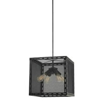 Cal Lighting 60W X 4 Evanston Metal Chandelier (Edison Bulbs Not Included)