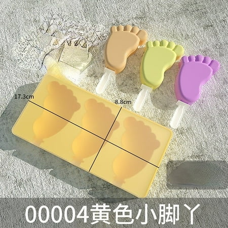 

Cartoon Cow Ice Cat Paw Butterfly Cream Silicone Mold With Lid Flower Popsicle Ice Cube Tray Mold Cheese Gift Kitchen Gadgets