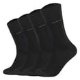 thumbnail image 1 of Calcetines unisex Camano - Calcetines suaves, monocolor, paquete de 4 Negro 39-42, 1 of 3