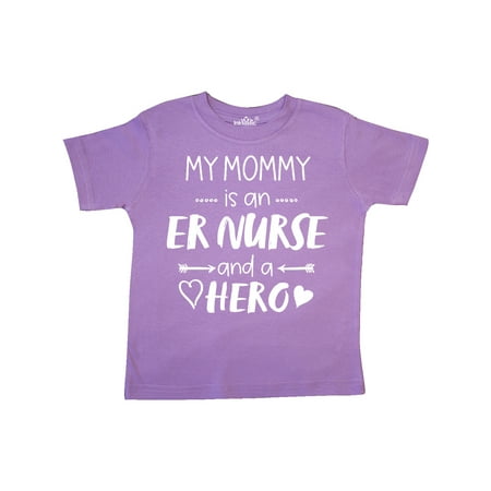 

Inktastic My Mommy is an ER Nurse and a Hero Gift Toddler Boy or Toddler Girl T-Shirt