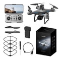 thumbnail image 1 of Pisexur Electrónica para Hombres Drone con Cámara 1080p Cuadricóptero Aéreo con Control de Altitud, Ajuste de Velocidad Sin Cabeza, Control Remoto, Juguetes UAV, Regalos para Niños y Niñas Electrónic, 1 of 9