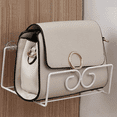 thumbnail image 3 of 2Pcs Purse Organizer Shelf Wall Hanging Shelf Handbag Storage Holder Wall Floating Holder Tode Wall Shelving Wall Rack, 3 of 5