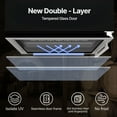 thumbnail image 5 of Ca'Lefort 24 inch Beverage Refrigerator Cooler,180 Can Beverage Fridge with Stainless steel Glass door, 5 of 10