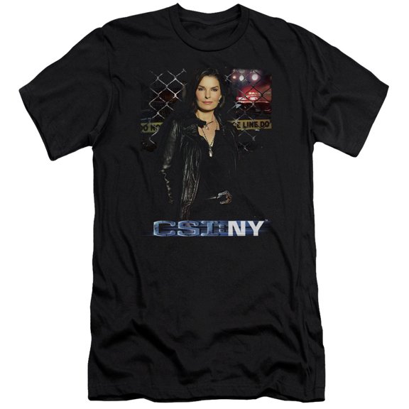 Csi Ny Jo Premium Canvas Adult Slim Fit 30/1 T-Shirt Black