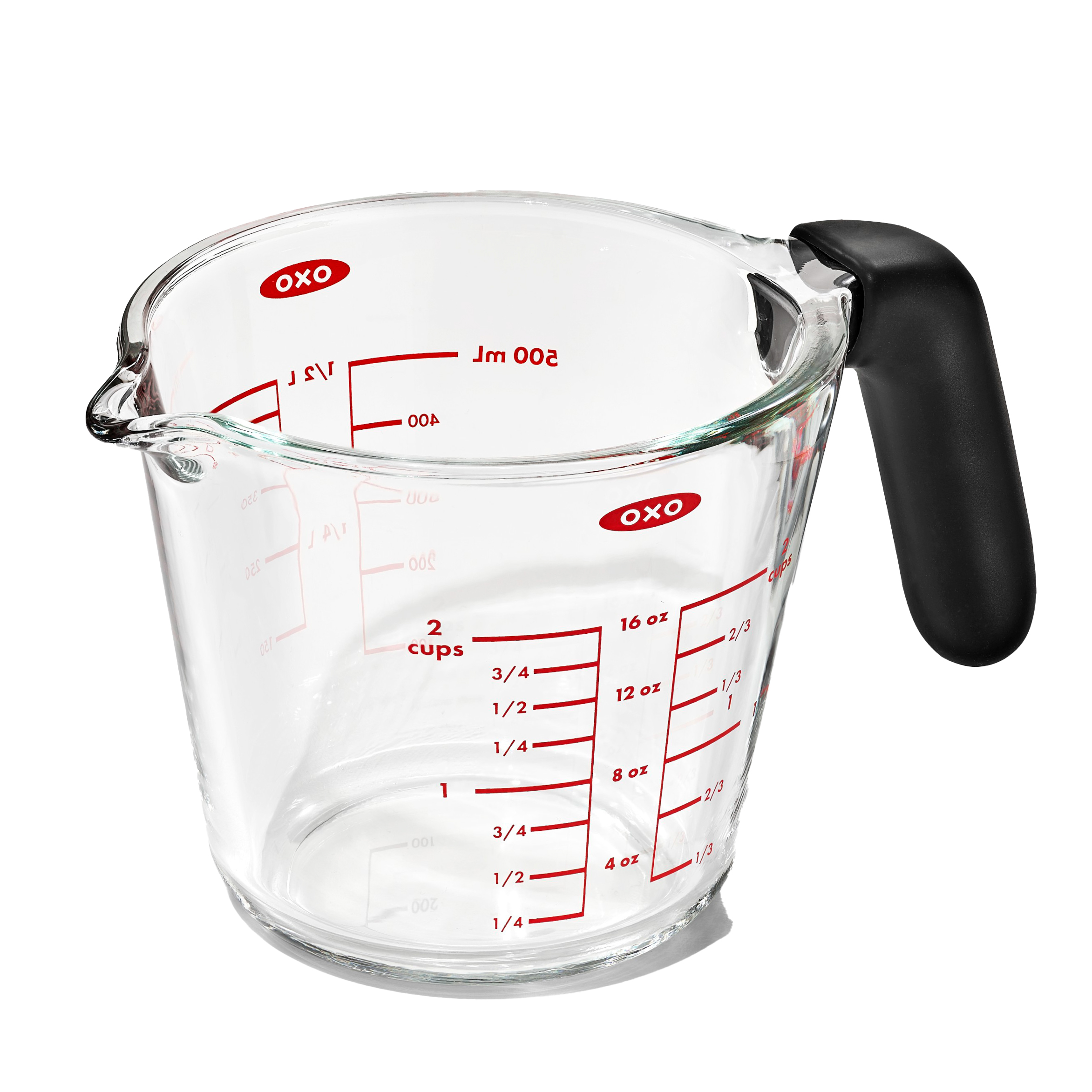 OXO SoftWorks 2 Cup Glass Measuring Cup, Clear photo 1