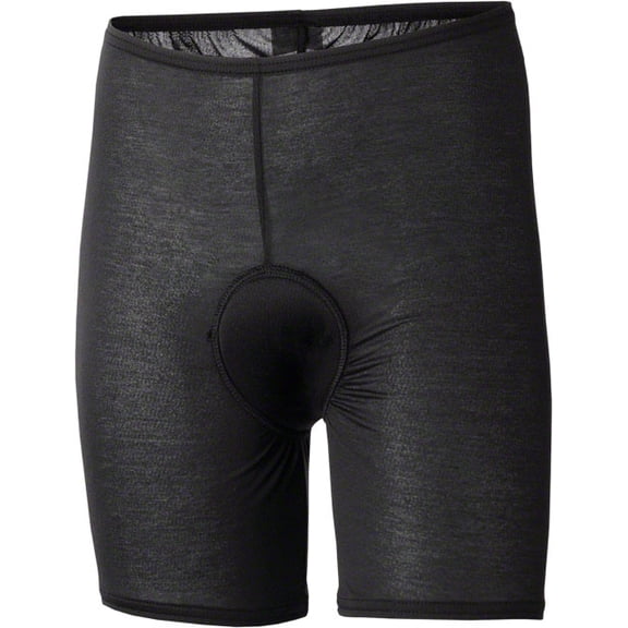 Andiamo Women's Padded Skins Short Liner: Black, LG