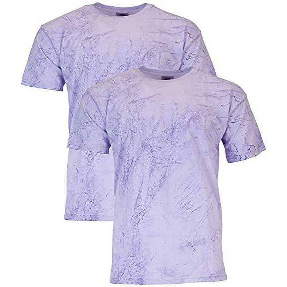 Comfort Colors Men's Heavyweight Short Sleeve Color Blast Tee, Style 1745, 2-Pack, Amethyst, Small