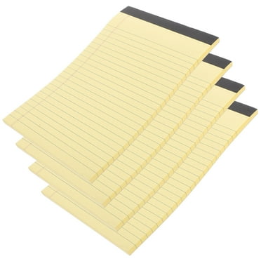 4 Pcs Tear-off Memo Pad The Notebook Legal Pads Lined Writing Note Writing Legal Pad Small Legal Pad Student