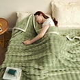 thumbnail image 5 of Usmixi Blanket Flannel Blanket Person Blanket Embroidered Knee Blanket Office Fleece Blanket Small Blanket 100x150cm up to 45% Off, 5 of 5