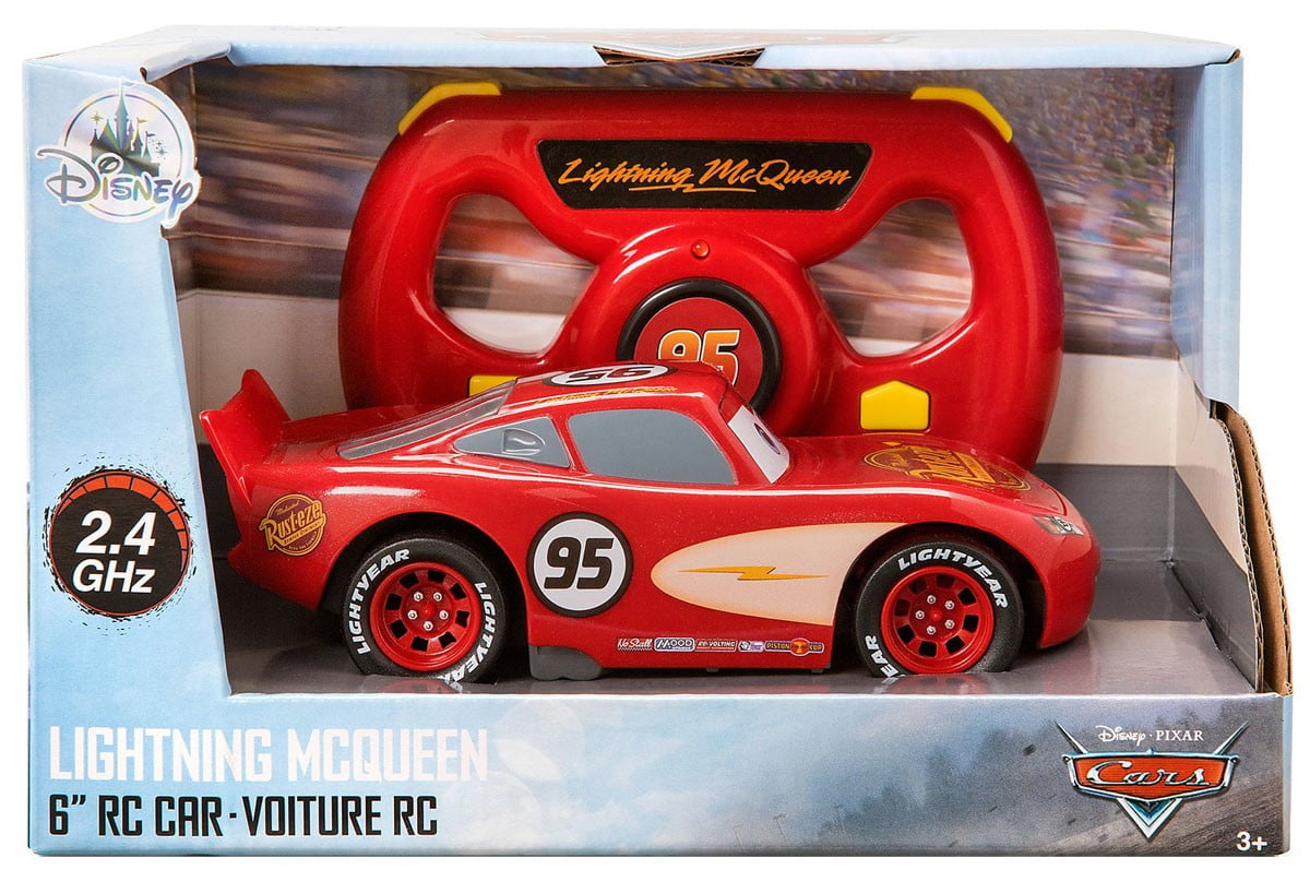 Disney Pixar Lightning McQueen RC Simple Vehicle Car Remote Control Set of 2 for sale online 