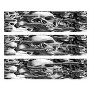 A BIRTHDAY PLACE Halloween Skulls ~ Edible Frosting Cake Image Topper ~ Designer Strips* ABPID07090