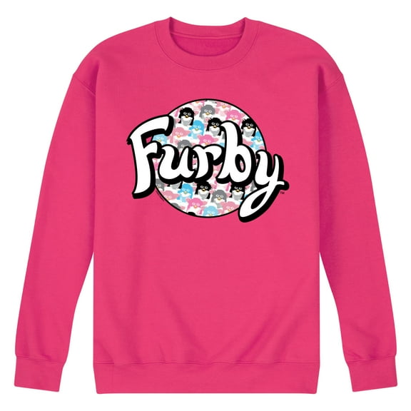 Furby - Furby Logo Circle - Men's Crew Fleece Sweatshirt
