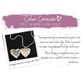 thumbnail image 4 of Gecau Women Heart Necklace Unique Gift Party To My Daughter Mom Heart Necklace Silver, 4 of 9