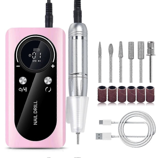 45000RPM Nail Drill Manicure Set Professional Manicure Pedicure for Hand for Shaping Buffing Removing Gel Nails