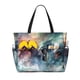 thumbnail image 1 of Fotbe Ink Style Wave Dragon Bolsa de Viaje para Playa - Resistente al Agua, Bolsa Tote de Gran Capacidad y Ligera con 7 Bolsillos para Mujeres y Hombres, 1 of 7