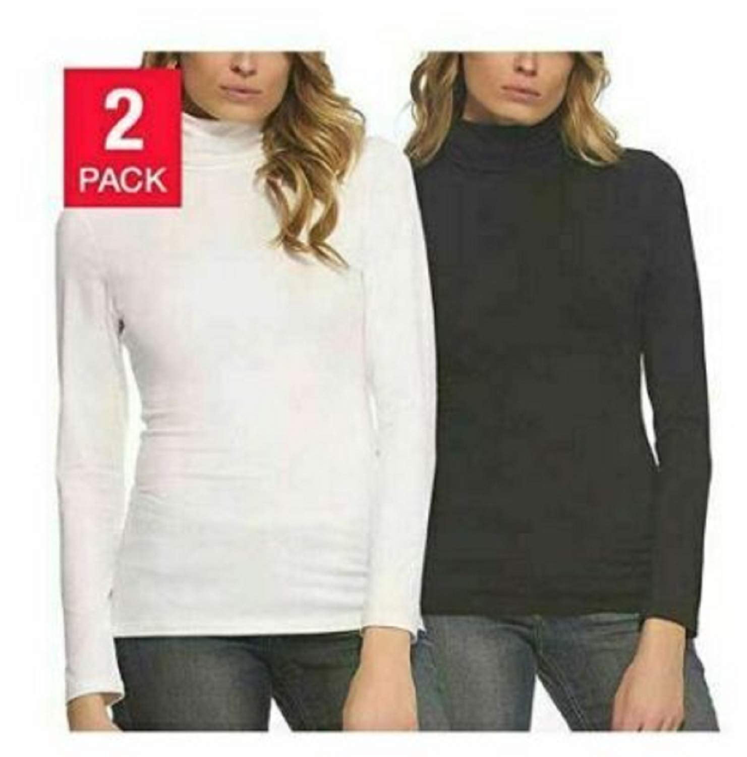 Sleepwear Felina Long Sleeve Turtleneck 2-Pack Loungewear
