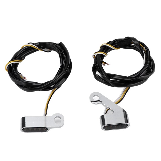 Luz de de motocicleta 2 piezas Mini lámpara LED para curvas Luz de señal de Accesorio de motocicleta de aleación de aluminio resistente a la corrosión ANGGREK Otros