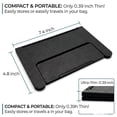 thumbnail image 3 of Mahjong Card Holder for Table, Under Mat Slide in Stand Angled Viewing Rack Foldable 3D Printed Space Saving Accessory for American Mahjong Mat, 3 of 5