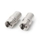 thumbnail image 2 of 2 Pcs F Connector Male Plug to RF Coaxial TV Antenna Female RF Adapters, 2 of 5