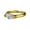Gold, variant on YYKihy Minimalist Alloy Horse Eye Diamond Ring With Quadrilateral Zircon Design Couple's Geometric Personality Ring