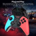 thumbnail image 4 of AJAZZ AG180 Sans Fil BT Gamepad avec Fonction de Vibration à Double Moteur Joystick Compétitif à 360° Multi-Plateforme Compatible Bleu&Rouge, 4 of 8