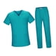 thumbnail image 3 of Conjunto de Uniformes de enfermería Strade Fareast Limited Lavable Suave XL Azul lago, 3 of 8