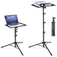 thumbnail image 1 of axGear Tripod Floor Stand For Laptop Projector Presentation Heigh Adjustable Foldable, 1 of 7