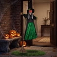 thumbnail image 5 of ShengapQ Halloween Decorations Luminous Witch Hanging Prop Terrifying Outdoor Décor Scary Voice Activation Ghost Toy, 71in, 5 of 7