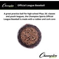 thumbnail image 4 of Champion Sports Leather Baseball Set: Dozen Indoor / Outdoor Genuine Leather Official League Baseballs for Practice Training or Real Game - OLB1 Pack of 12, 4 of 6