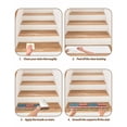 thumbnail image 5 of Stair Treads for Wooden Steps, Red Blue American Flag Peel and Stick Stair Treads with Reusable Adhesive, Sunflower US Flag Vintage Non Slip Indoor Stairs Runner Rugs Mats for Elders Dogs 8"x30" 7PCS, 5 of 7
