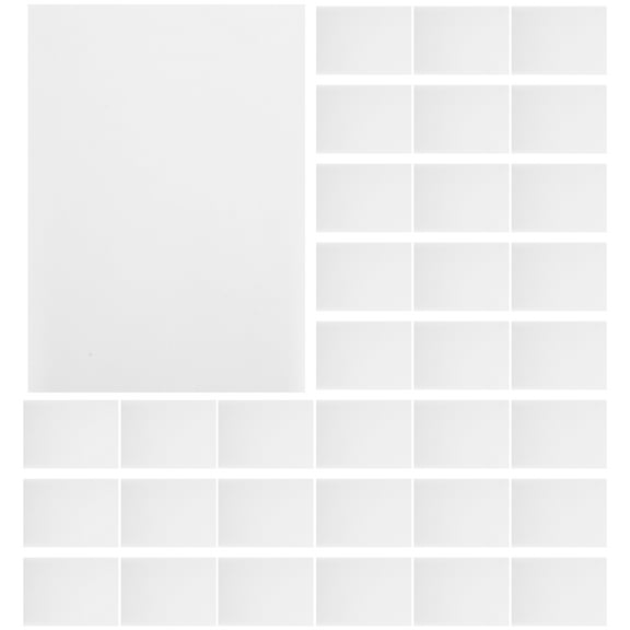WHAMVOX  100 Sheets Glossy Photo Paper Printing Papers Sticker for Printer White