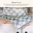 thumbnail image 2 of Paño de cocina de algodón MACKENZIE-CHILDS Gris-White Check, 2 of 5